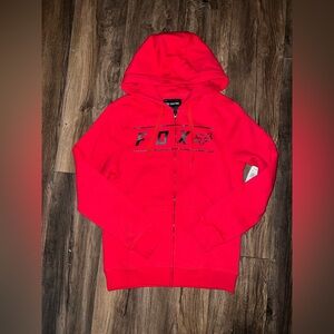 NWT Men’s Size SMALL Fox Brand Full Zip Hoodie.